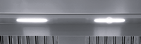 CUBICA WALL 90 Terlaris ALUMINOX KP Produsen Italia Baja Tahan Karat Aisi 304 Penghisap Asap Dapur Komersial Lampu LED