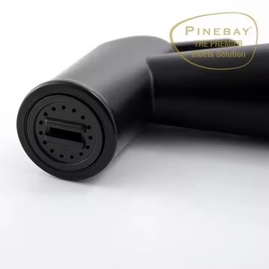 PINEBAY изысканный дизайн душевые кабины для туалета <span class=keywords><strong>Abs</strong></span> Матовый Черный Регулируемый Биде опрыскиватель для мусульманского душа - Product Image 4