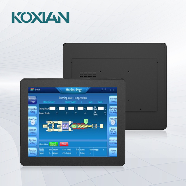 15.6 Inch Industrial All-in-One with Full Flat Panel Mount 8G RAM 256G SSD Dual Core CPU I5 Touchscreen Embedded