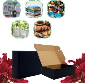 Caja de Embalaje Negra al por Mayor con MOQ Bajo, Caja de Cartón Duradera con Acabado Mate para Marca Comercial, Tamaño/Logotipo/Diseño Personalizado - Product Image 1