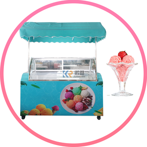 Carro comercial de helados 2025, Enfriador de triciclo, congelador, carrito de bicicleta, venta de jugos y helados, carrito de comida móvil con ruedas - Product Image 1