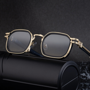 KAJILA-<span class=keywords><strong>Gafas</strong></span> <span class=keywords><strong>de</strong></span> <span class=keywords><strong>Sol</strong></span> para hombre, <span class=keywords><strong>gafas</strong></span> <span class=keywords><strong>de</strong></span> <span class=keywords><strong>sol</strong></span> con marco pequeño cuadrado <span class=keywords><strong>de</strong></span> metal con logotipo personalizado, protección UV400 - Product Image 2