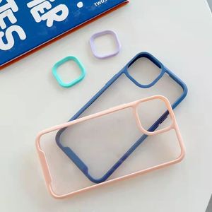 Pour <span class=keywords><strong>Samsung</strong></span> Galaxy M53 M33 <span class=keywords><strong>5G</strong></span> M23 F23 A32 <span class=keywords><strong>5G</strong></span> <span class=keywords><strong>S20</strong></span> <span class=keywords><strong>FE</strong></span> Armor contraste couleur transparence clair militaire antichoc coques de téléphone portable - Product Image 3