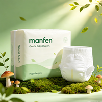 Großhandel Babywindeln Ultra-Dry Kern-Technologie Vliesstoff 3D-Auslaufschutz