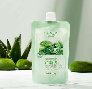 Masque facial hydratant à l'aloe vera <span class=keywords><strong>BIOAQUA</strong></span> après-soleil, fabricant de masques en feuille, haute cristallisation, soutien féminin, OEM/ODM, 72 pièces - Product Image 2