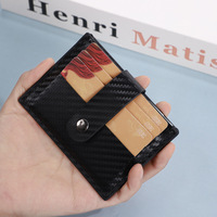 Dompet Kartu Nama Trendi Pria Wanita Bahan PU, Dompet Koin, Solusi Penyimpanan Serbaguna untuk Kebutuhan Sehari-hari