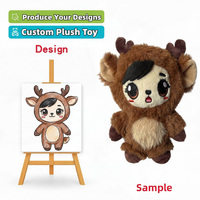 Jouets en peluche personnalisés OEM/ODM, poupées, dinosaures à chapeau tacheté de dessin animé, souvenirs du Musée d'histoire naturelle, jouets en peluche Minion avec sucette, personnalisables