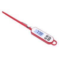 Termometer Makanan Digital Tipe Pena, Tahan Air IP66, Termometer Daging Bacaan Instan dengan Probe Baja Tahan Karat untuk Memasak