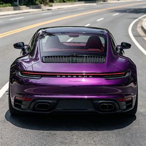 Film vinyle liquide violet nuit pour voiture, finition métallique liquide brillante pour le changement de couleur et la protection de la <span class=keywords><strong>carrosserie</strong></span> automobile - Product Image 5