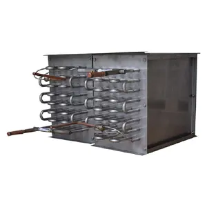 Steam To Liquid Heat Exchanger Air Cooled Stainless Steel Evaporator Coil For Ferries