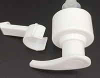 Fournitures d'usine Têtes de pompe en plastique à encliquetage à 24 et 28 dents Pompes à pression pour shampooing et lavage des mains Pompes à émulsion entièrement en plastique