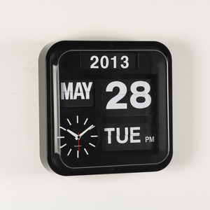 <span class=keywords><strong>Reloj</strong></span> de Pared Colgante SKYSEA de 32CM con Calendario Flip Art Deco, ABS, con Visualización de <span class=keywords><strong>Hora</strong></span>/Fecha/Año, Movimiento de Cuarzo, Fácil de Leer, Modelo A00AF640 - Product Image 6