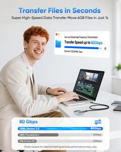 Cable de Datos USB C SUNGUY 240W 5A, 1m/2m/3m, Cable de Carga Rápida para Teléfono Móvil, Laptop, Banco de Energía, Éxito en Tiktok - Product Image 5