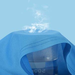 Áo thun thể thao nam chấ<span class=keywords><strong>t</strong></span> liệu polyester 100%, màu trắng trơn, in chuyển nhiệ<span class=keywords><strong>t</strong></span> <span class=keywords><strong>t</strong></span>ùy chỉnh, nhanh khô, thoáng khí, dành cho bạn. - Product Image 4