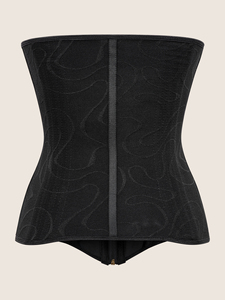 Body gainant amincissant et respirant pour <span class=keywords><strong>femme</strong></span>, avec soutien dorsal et contrôle ferme, en maille tricotée confortable, direct usine Foshan, OEM - Product Image 3