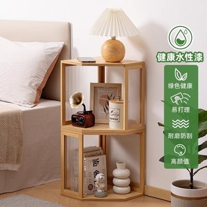 Creative bedside <b>table</b>, <b>small</b> apartment minimalist bedside cabinet, storage rack, home use, floor-standing stackable side <b>table</b> - Product Image 3