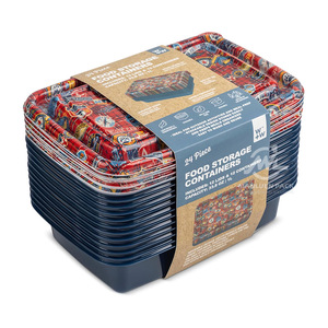 Conteneurs alimentaires en plastique de haute qualité, compatibles micro-ondes, PP, pour emporter, préparation de repas, stockage alimentaire - Product Image 5