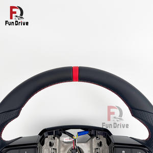 Volante de Cuero Toyota para Harrier Serie 70, Serie 100, Allion, Venza, Rush, Vellfire, Axio, <span class=keywords><strong>TRD</strong></span> Serie 300, Vios, Wish, Previa - Product Image 3