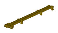 Rail de guidage RDEKONO Schroff avec codage pour CompactPCI VME, rails de guidage en plastique PCB 160 220 mm