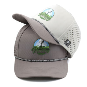 Gorras Deportivas Personalizadas con Bordado 3D Mehs, Gorra de Béisbol de 5 Paneles de Dos Tonos en Algodón con <span class=keywords><strong>Cuerda</strong></span> - Product Image 2