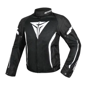 Motowolf 透气摩托车和汽车赛车防护装甲/夹克 Motocross Gear 皮夹克男士