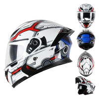 Nouveau Casque Modulable Relevable avec Casques de Moto pour Hommes Motard
