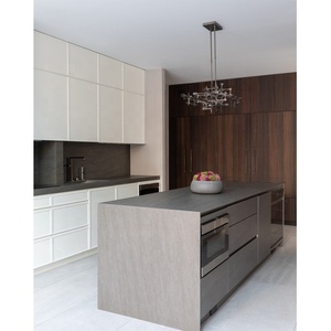 <span class=keywords><strong>Cucina</strong></span> Integrata Moderna di Lusso in Stile Italiano con Isola Laccata e Mobili in Melamina Realgres - Product Image 3