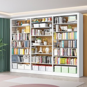 Estantería de Acero Modular Iyanen Enon, Independiente con Panel Trasero para Sala de Estar y Librería Infantil, Modelo SJ-03 - Product Image 1