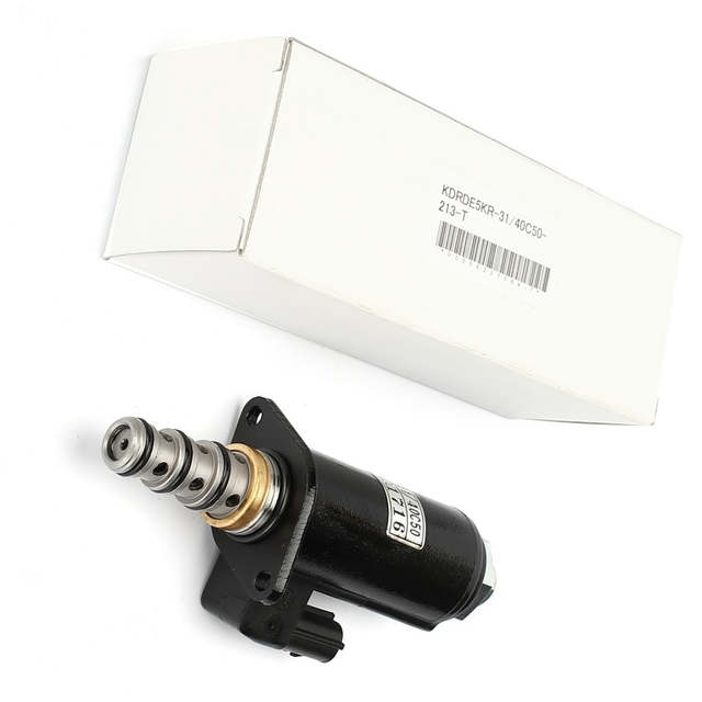 YN35V00049F1 KDREDE5K-31/40C50-213 SK200-8 SK350-8 Excavator Solenoid Valve Pilot Safety Lock Solenoid Valve