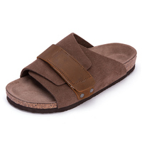 Sabots Confortables en Daim pour Hommes et Femmes avec Semelle Intérieure en Liège, Dessus en Cuir, Chaussons, Sandales de Sport, Chaussures de Sport d'Extérieur, Design Personnalisé