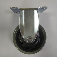 Makita — roulette de frein de roue pivotante et creuse, tige filetée WBD, en polyuréthane