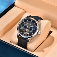 Montre mécanique squelette étanche Pagani Design YS021, marque originale, acier inoxydable, chronographe saphir, automatique, pour homme