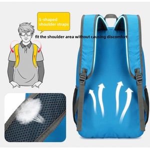 Customized Ultralight Travel Bag Waterproof Durable Outdoor Sports <b>Backpack</b> <b>Foldable</b> Mountaineering Hiking <b>Backpack</b> - Product Image 3