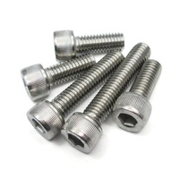 Vis à tête conique hexagonale en titane Gr5 usinée CNC M5 pour moto et vélo de course