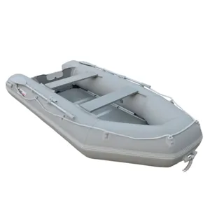 Bán buôn PVC câu cá xuồng ba lá nhôm sườn cứng nhắc Inflatable thuyền với động cơ