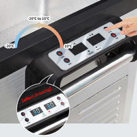 Vente directe d'usine 12V/24V DC 110-240 AC réfrigérateur de voiture solaire congélateur et Mini réfrigérateur pour camion et camping-car