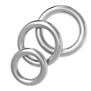 O-ring rotondi a cerchio saldato solido senza saldatura in acciaio inossidabile 150 da 15-304mm