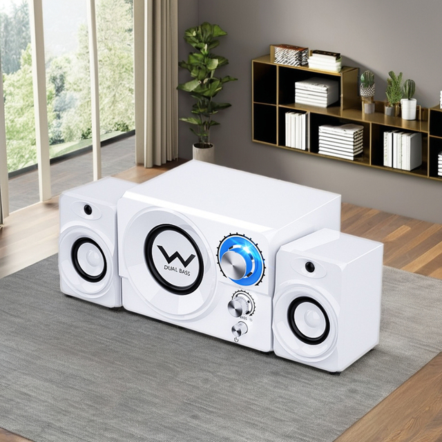 Sada S-20 Heavy Subwoofer Active Desktop/Notebook for Bluetooth Speaker 15W Output Power with Super Bass for Home Use