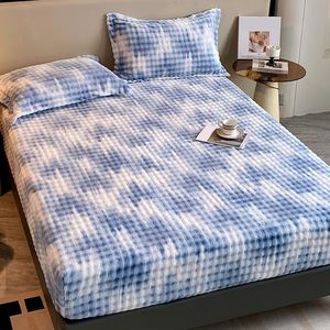 Juego de Sábanas Ajustables de Terciopelo Sintético Suave y Esponjoso, 3 Piezas, 300 Hilos, Control Estático, Cubre Colchón con Bolsillos Profundos para Colchones Gruesos - Product Image 3