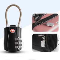 Cadenas à combinaison TSA 30 mm en alliage de zinc anti-coupure de bonne qualité à 3 chiffres pour bagages