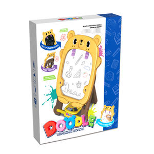 Schattige Stand Tekening Speelgoed Doodle Droog Wissen Boeken Kinderen Ezel Opvouwbare Kinderen Schilderen Schrijven Witte Borden - Product Image 3