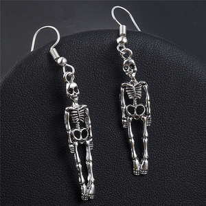 Trendz Europa y los Estados Unidos nueva llegada esqueleto humano pendientes retro pendientes de calavera - Product Image 5