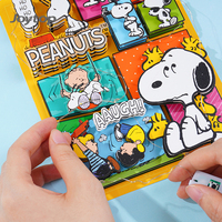 Joytop Vente en gros Cadre photo 3D personnalisé Snoopy Adventure - Décoration créative de la maison en dessin animé