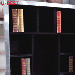 U-Best alluminio lucidato aviatore schedario in legno libreria di stoccaggio con cassetto del vino settethstartail scaffale mobili moderni - Product Image 4