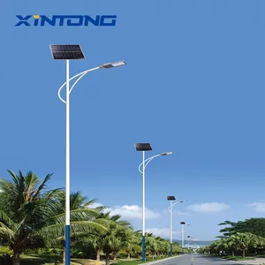 XINTONG Novo Design IP65 à prova d'água 100w 150w 200w 300w 400w Luzes de Rua LED solares integradas