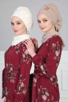 MOTIVE FORCE Style moderne Mode Turban Bandeau Bonnets Logo personnalisé Hijab en jersey de coton instantané de qualité supérieure