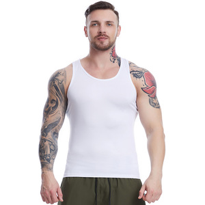Slim Fit ginásio treino camiseta compressão atlética do homens sob camada base Sport <span class=keywords><strong>Tank</strong></span> Tops