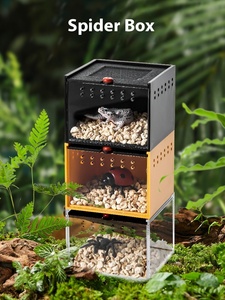 Vente directe d'usine-Cage de reptile en plastique pour animaux de compagnie pour Reptile Spider Scorpion Beetle Insect Breeding Feeding - Product Image 3