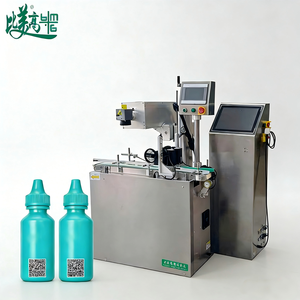 Séparateur de bouteilles automatique avec système de marquage laser UV pour la lutte contre la contrefaçon et la traçabilité des bouchons - Product Image 1