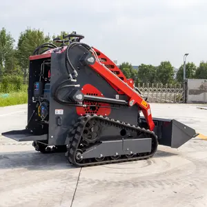 FREE SHIPPING Small Mini Skid Steer 360 Loader Petrol Engine Mountable Snow Blower For Sale